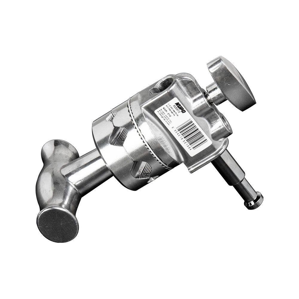Головка KUPO KCP-210 2-1/2" GRIP HEAD WITH FIXED BABY PIN SILVER