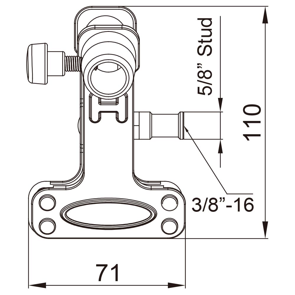 Зажим KUPO KCP-350 MINI ALLI CLAMP