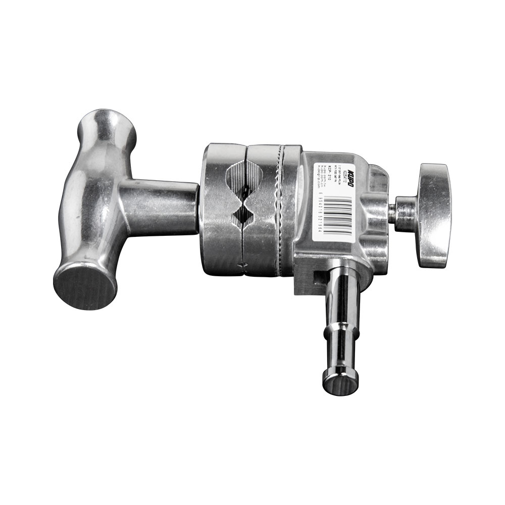 Головка KUPO KCP-210 2-1/2" GRIP HEAD WITH FIXED BABY PIN SILVER